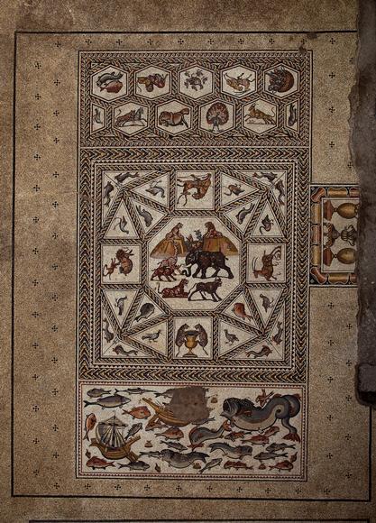 Image: The northern part of the mosaic